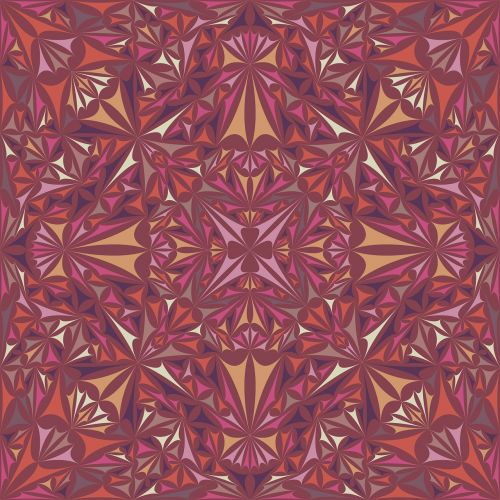 triangle kaleidoscope pattern
