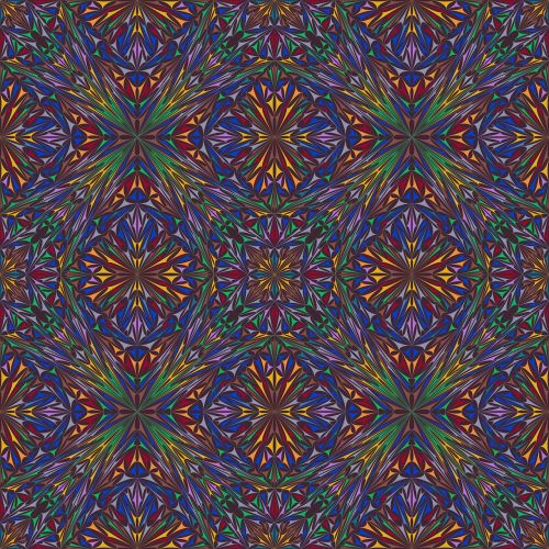 triangle kaleidoscope pattern