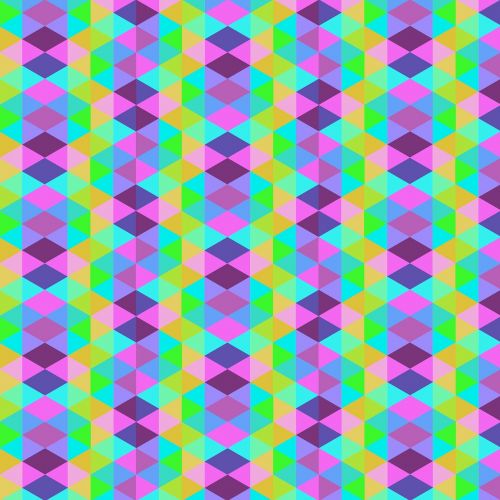 triangles pattern rainbow
