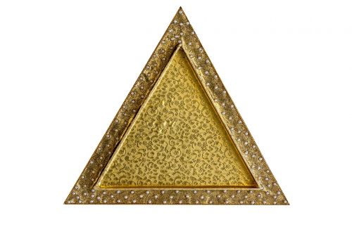triangular tray decorative