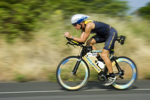 triathalon cycling racer competition training
