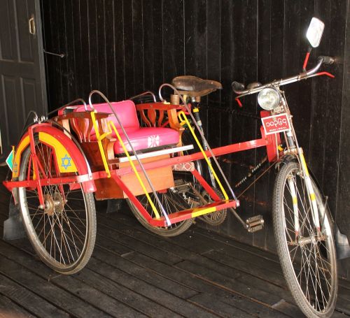 trishaw side car asian