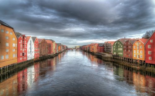 trondheim norway river