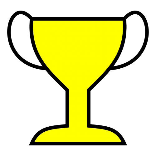 trophy award cup