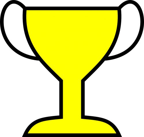 trophy cup golden