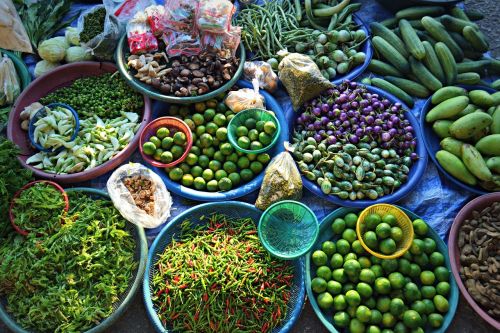 tropical fruit vegetables