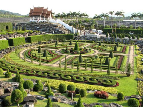 tropical park nong nuch- thailand botanical garden landscape design