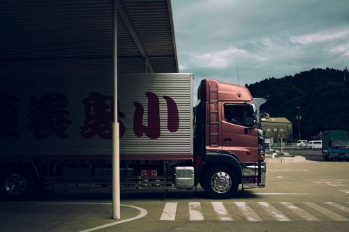 truck lorry transportation