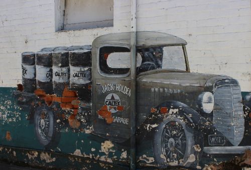 truck wall art beechworth