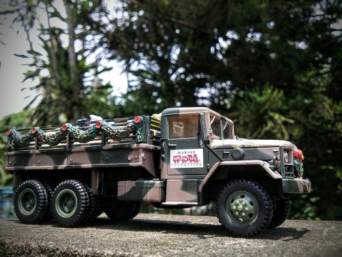 truck diecast military