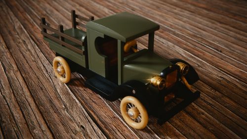truck toys wood