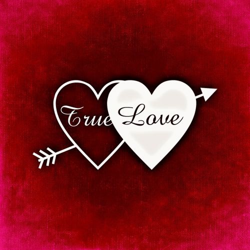true love heart greeting card