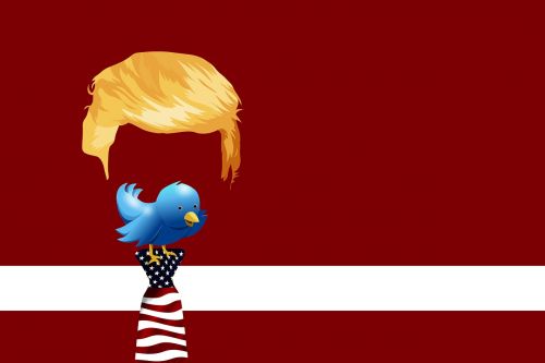 trump twitter bird