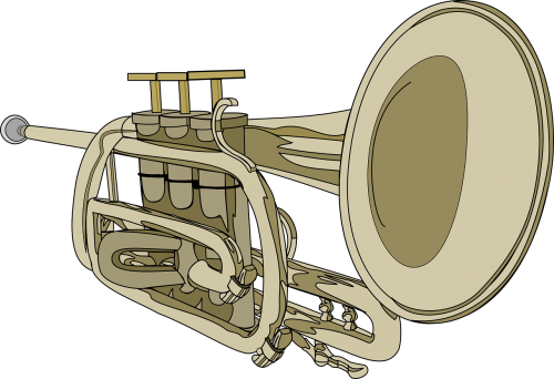 trumpet horn musical instrument