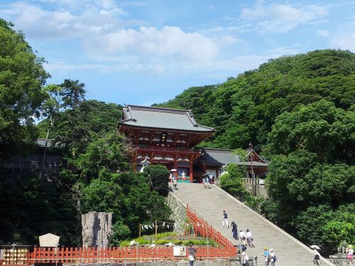 tsurugaoka hachimangu shrine japan travel