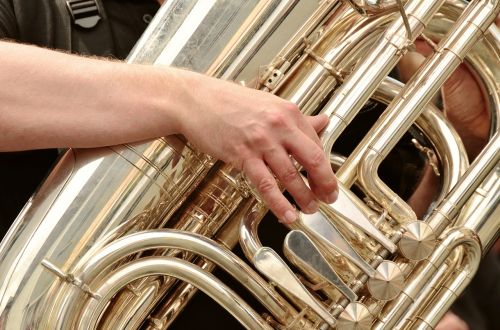 tuba brass band musical instrument