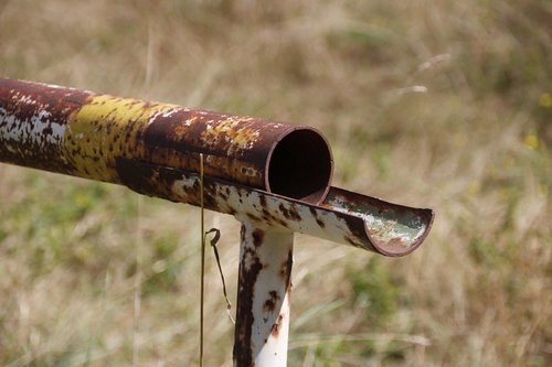 tube  rust  old