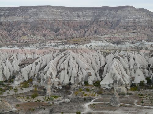 tufa landscape rock formations erosion