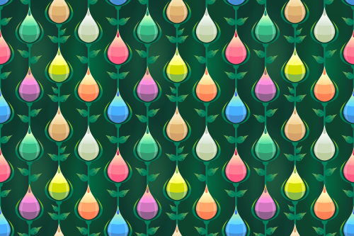 tulips seamless pattern background