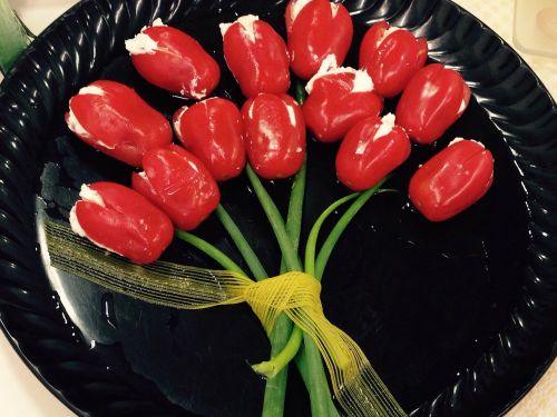 tulips paprika eat