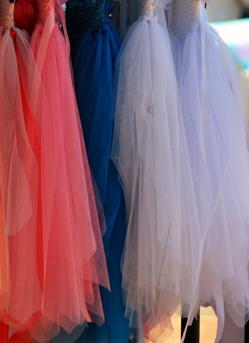 Tulle Skirts At Open Air Market