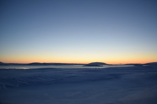 tundra  iceland  snow