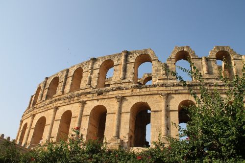 tunisia amphitheatre old