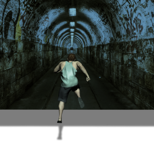 tunnel jump race