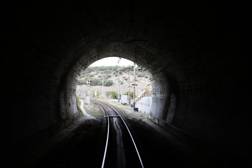 tunnel railway train