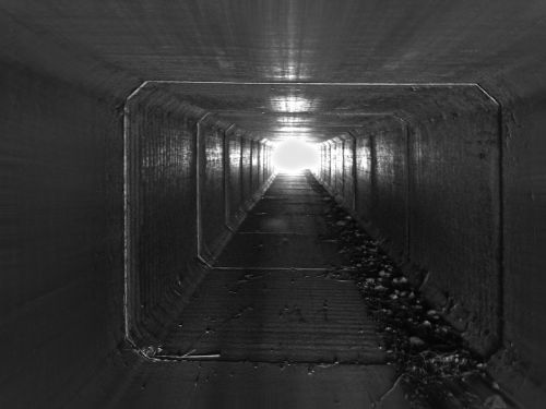 tunnel light light at the end of the tunnel