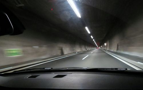 tunnel highway drive