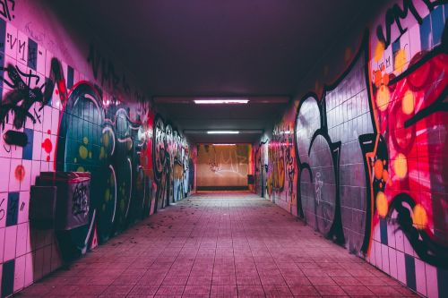 tunnel dark night