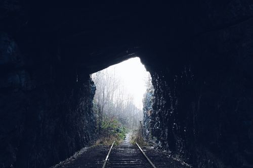 tunnel dark woods
