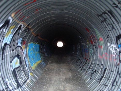 tunnel  metal  passageway