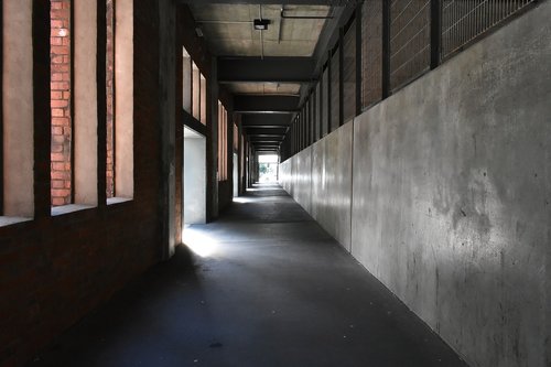 tunnel  corridor  brick