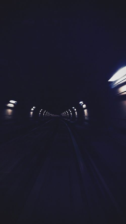 tunnel lights dark