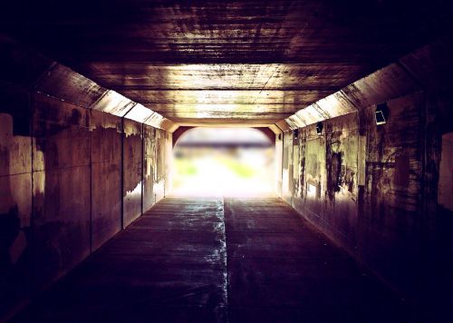 tunnel light urban