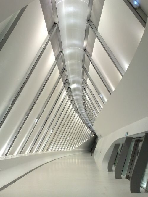 tunnel hallway corridor