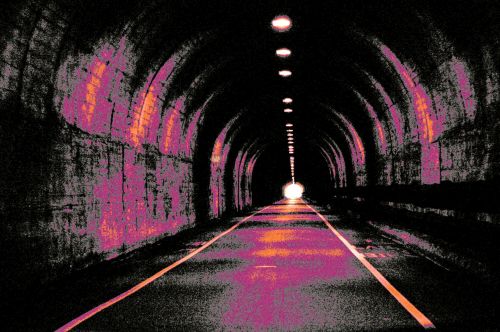 Tunnel Background - Pink
