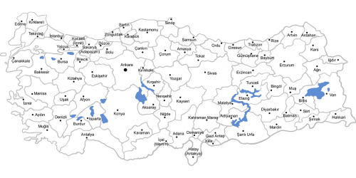 turkey map provinces