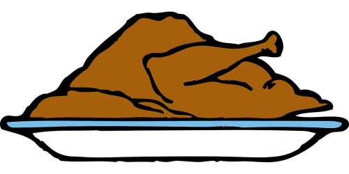 turkey brown platter