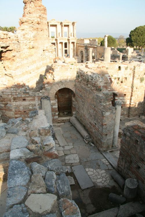 Turkey Ephesus Ruins Library