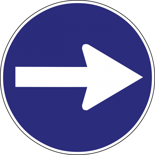 turn right only