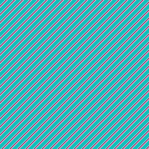 turquoise diagonal stripes