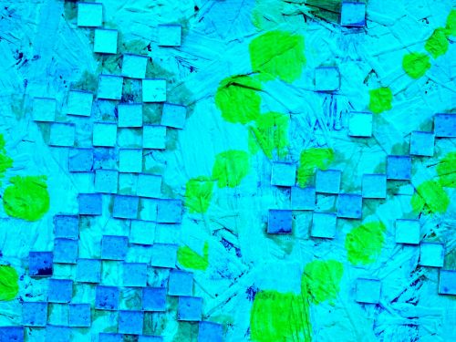 Turquoise Irregular Background