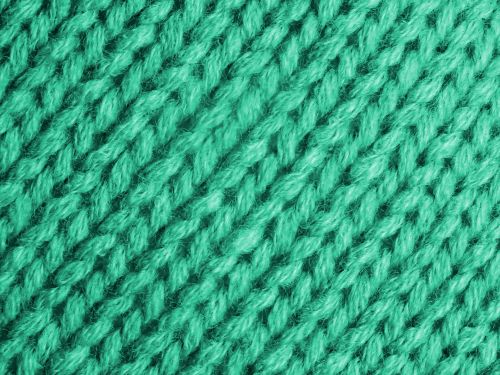 Turquoise Knitted Wool Background