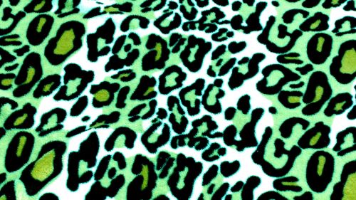 Turquoise Leopard Skin Background