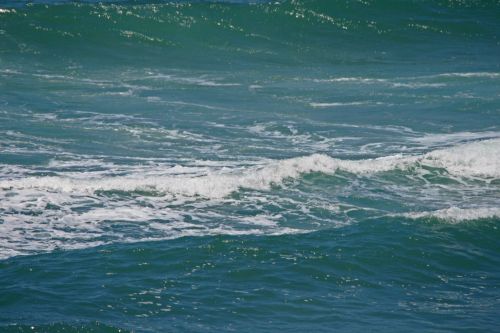Turquoise Sea Swells