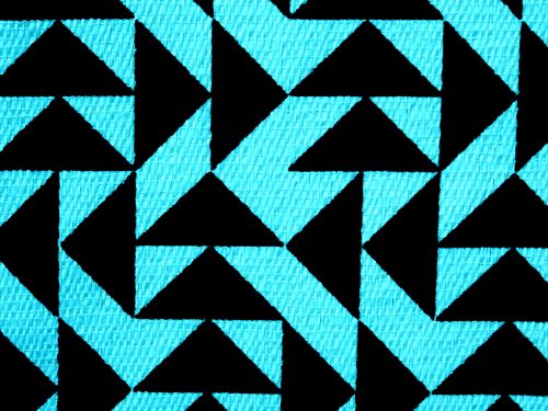 Turquoise Triangles Background