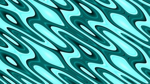 Turquoise Wave Abstract Background